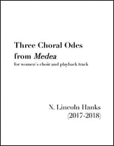 Three Choral Odes from Medea SSAA choral sheet music cover